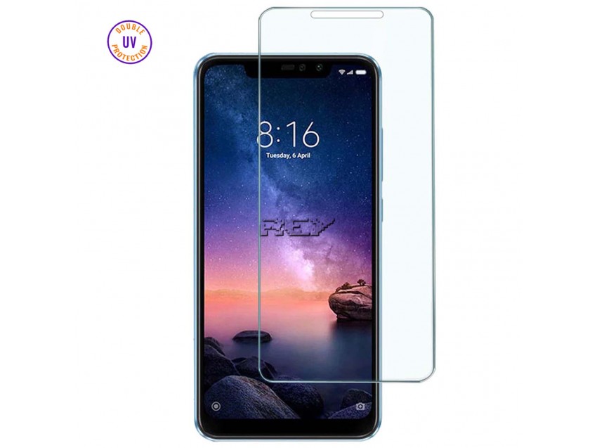 Protector Pantalla XIAOMI REDMI NOTE 6 PRO Cristal Templado, Doble Protección UV