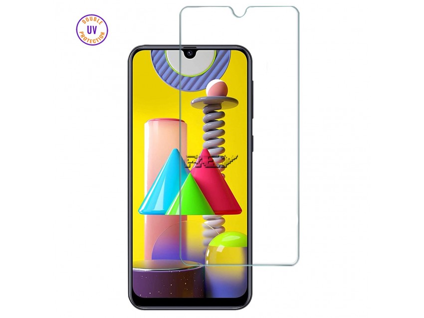 Protector Pantalla SAMSUNG GALAXY M31s Cristal Templado, Doble Protección UV