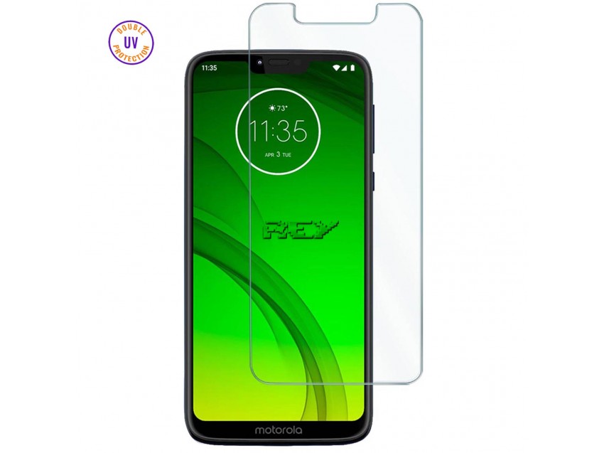Protector Pantalla MOTOROLA MOTO G7 POWER Cristal Templado, Doble Protección UV