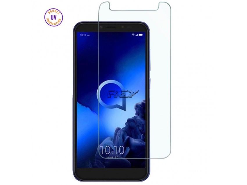 Protector Pantalla ALCATEL 1S 2019 Cristal Templado, Doble Protección UV