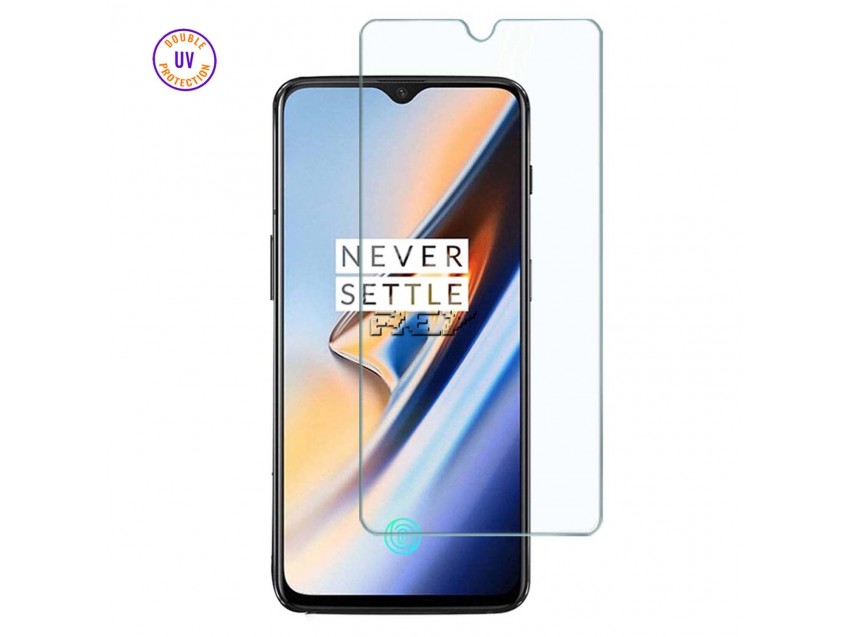 Protector Pantalla ONEPLUS 6T Cristal Templado 9H+, Doble Protección UV