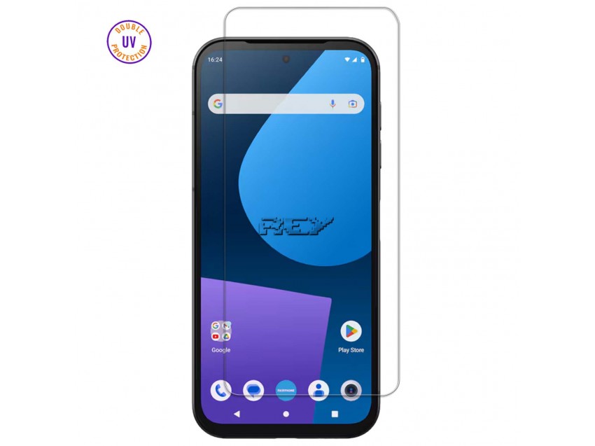 Protector Pantalla FAIRPHONE 5 5G Cristal Templado, Doble Protección UV