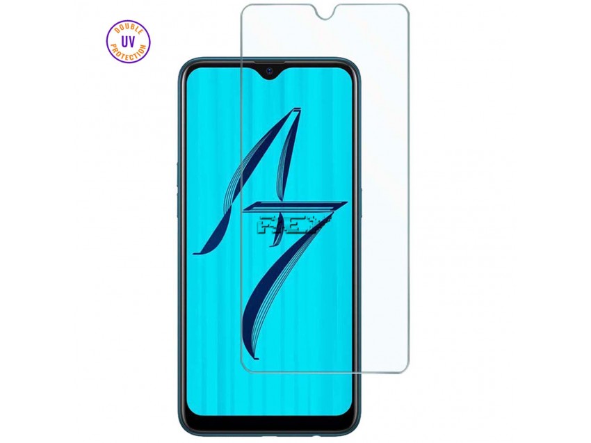 Protector Pantalla OPPO AX7 Cristal Templado, Doble Protección UV
