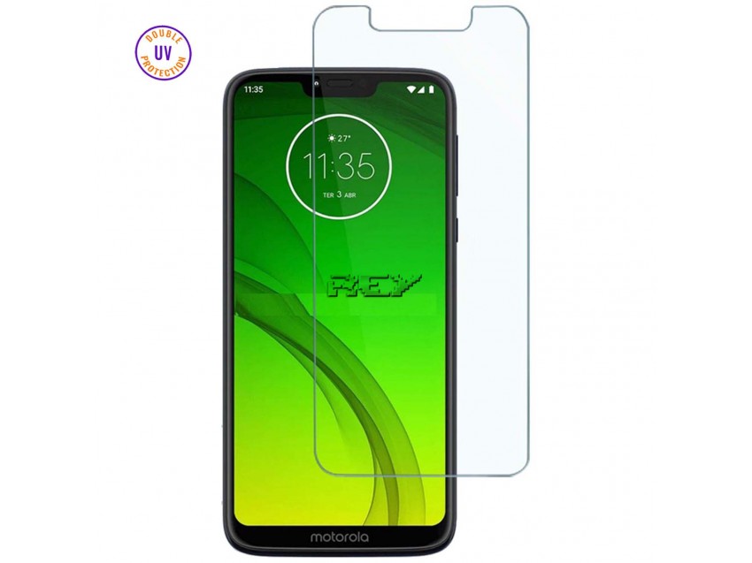 Protector Pantalla MOTOROLA MOTO G7 PLAY Cristal Templado, Doble Protección UV