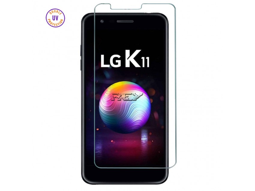 Protector Pantalla LG K11 Cristal Templado, Doble Protección UV