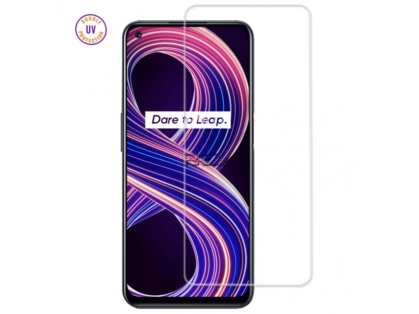 Protector Pantalla REALME 8s 5G Cristal Templado, Doble Protección UV