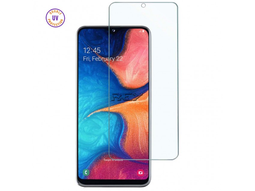 Protector Pantalla SAMSUNG GALAXY A20e Cristal Templado, Doble Protección UV