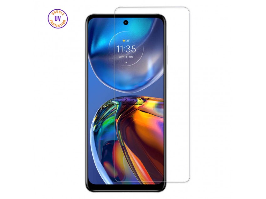 Protector Pantalla MOTO E32 Cristal Templado, Doble Protección UV