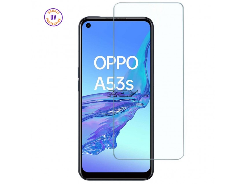 Protector Pantalla OPPO A53 Cristal Templado, Doble Protección UV