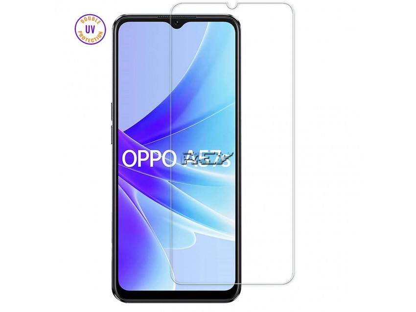 Protector Pantalla OPPO A57S Cristal Templado, Doble Protección UV