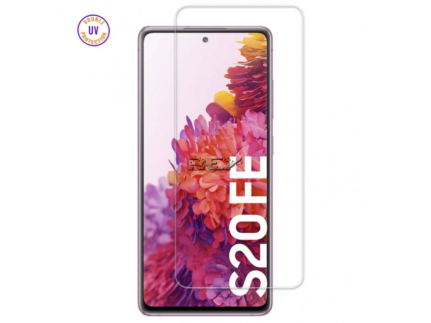 Protector Pantalla SAMSUNG GALAXY S20 FE Cristal Templado, Doble Protección UV