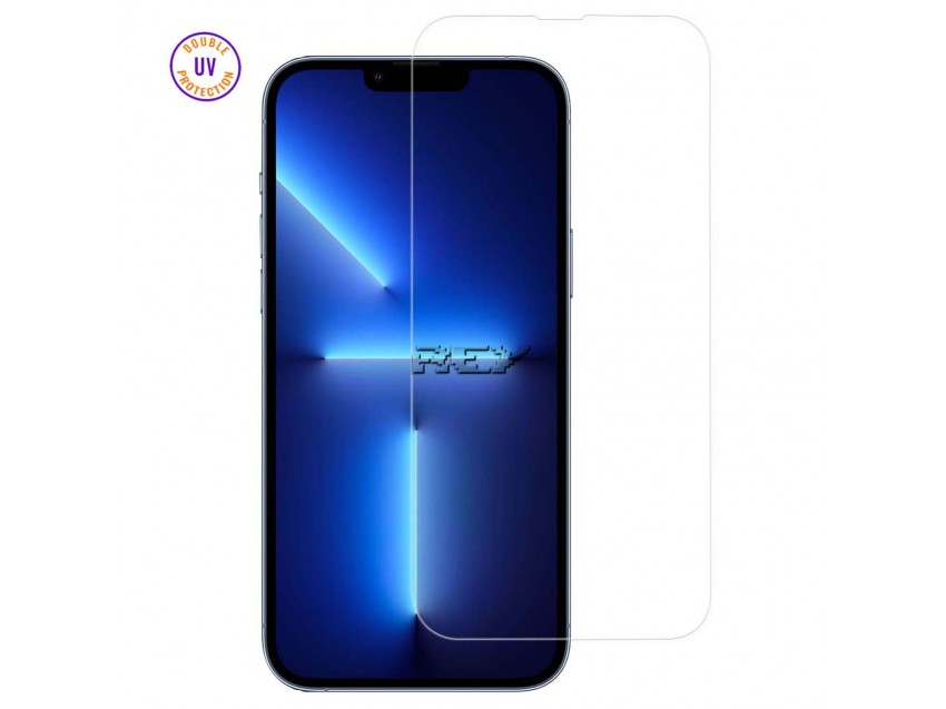 Protector Pantalla IPHONE 13 PRO MAX (6,7") Cristal Templado, Doble Protección UV
