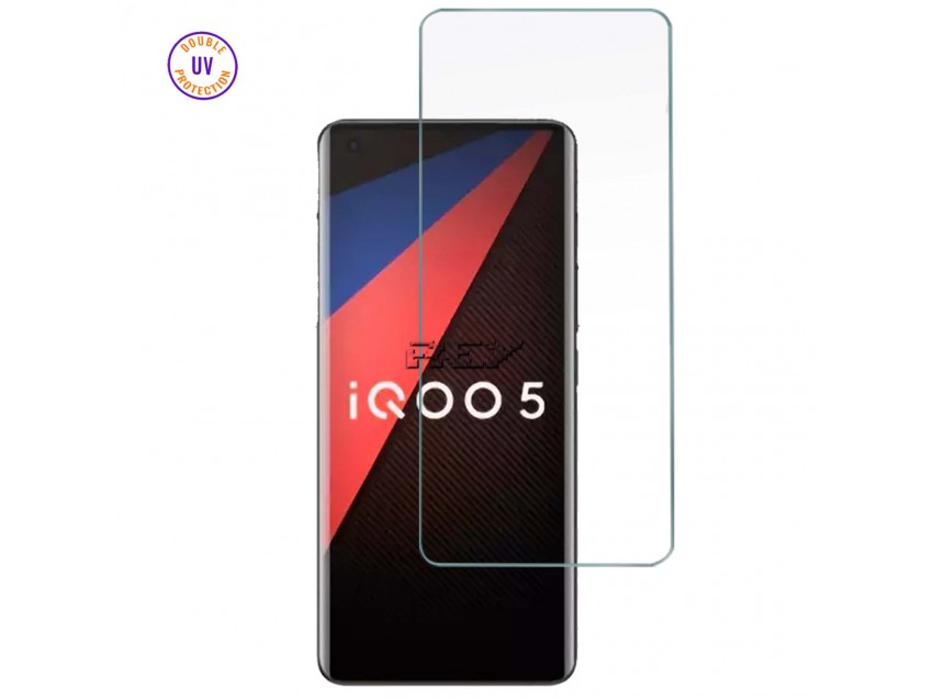 Protector Pantalla VIVO IQOO 5 Cristal Templado, Doble Protección UV