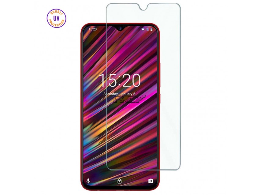 Protector Pantalla UMIDIGI F1 PLAY Cristal Templado, Doble Protección UV