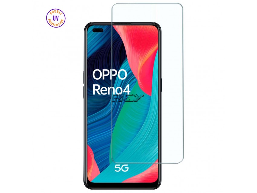 Protector Pantalla RENO4 F 5G Cristal Templado, Doble Protección UV