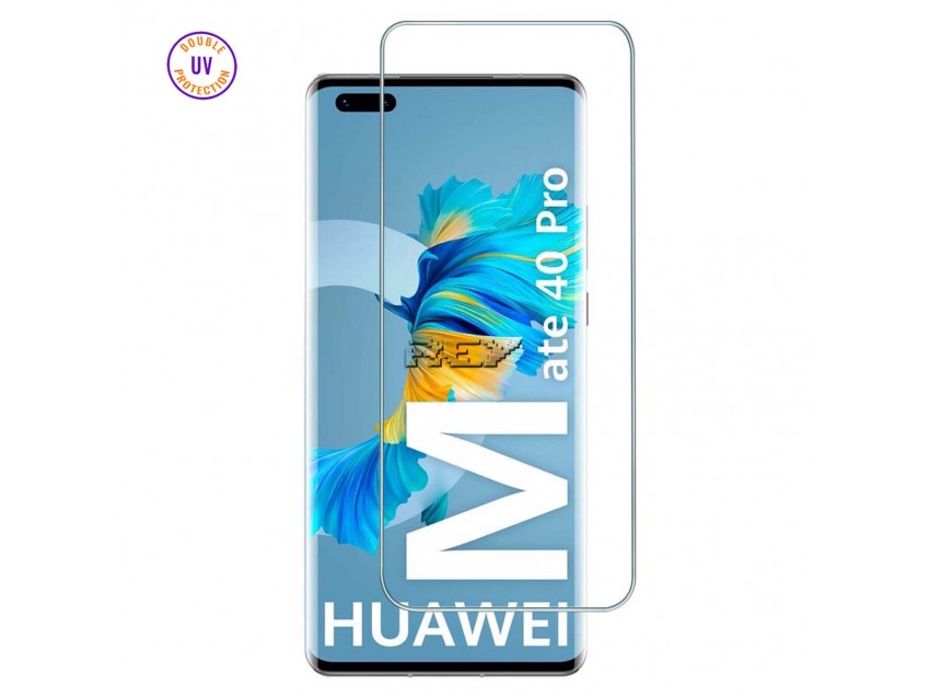 Protector Pantalla HUAWEI MATE 40 Cristal Templado, Doble Protección UV
