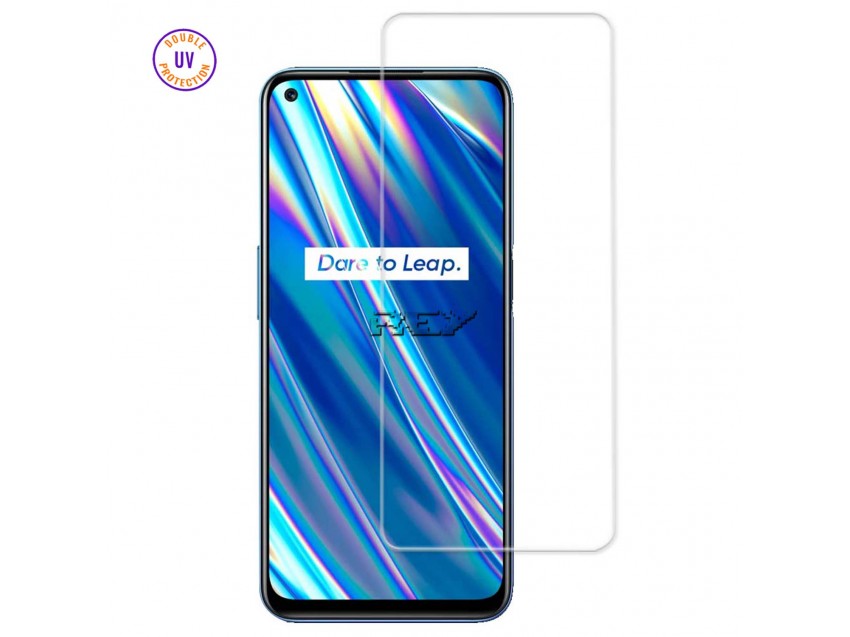 Protector Pantalla REALME 8i Cristal Templado, Doble Protección UV
