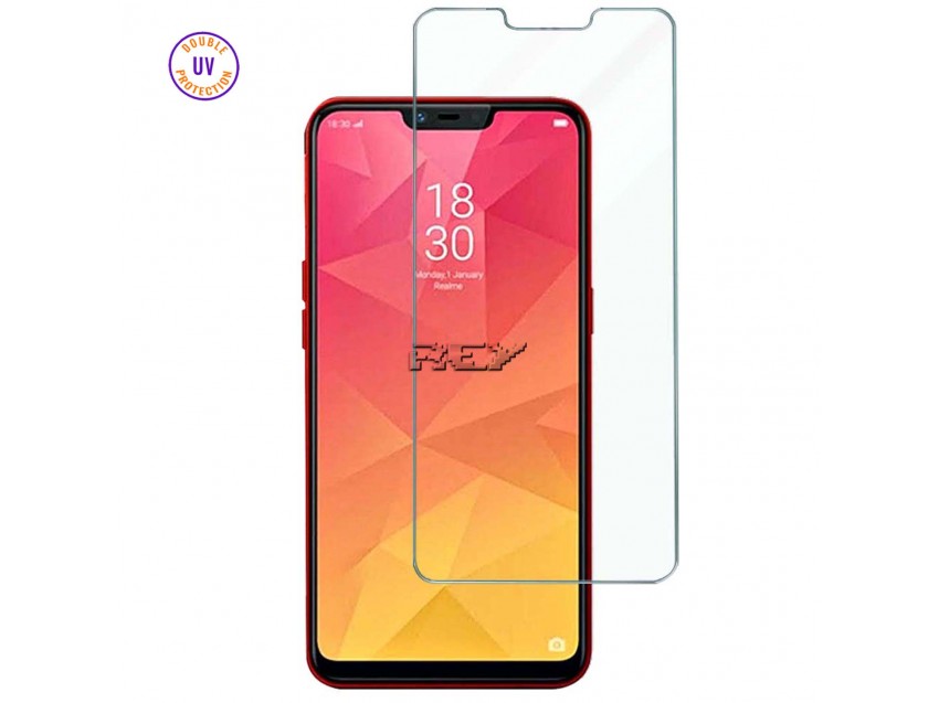 Protector Pantalla OPPO REALME 2 Cristal Templado, Doble Protección UV