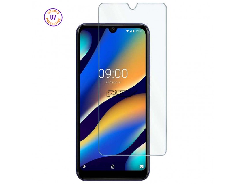 Protector Pantalla WIKO VIEW3 LITE Cristal Templado, Doble Protección UV