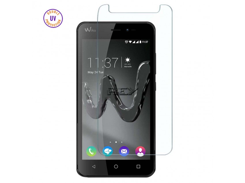 Protector Pantalla WIKO FREDDY Cristal Templado, Doble Protección UV