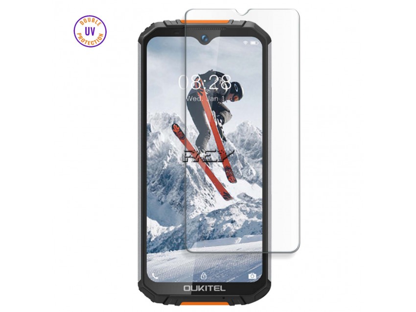 Protector Pantalla OUKITEL WP6 Cristal Templado, Doble Protección UV