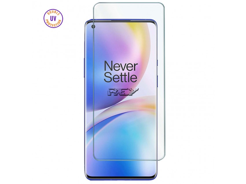 Protector Pantalla ONEPLUS 8 PRO Cristal Templado, Doble Protección UV