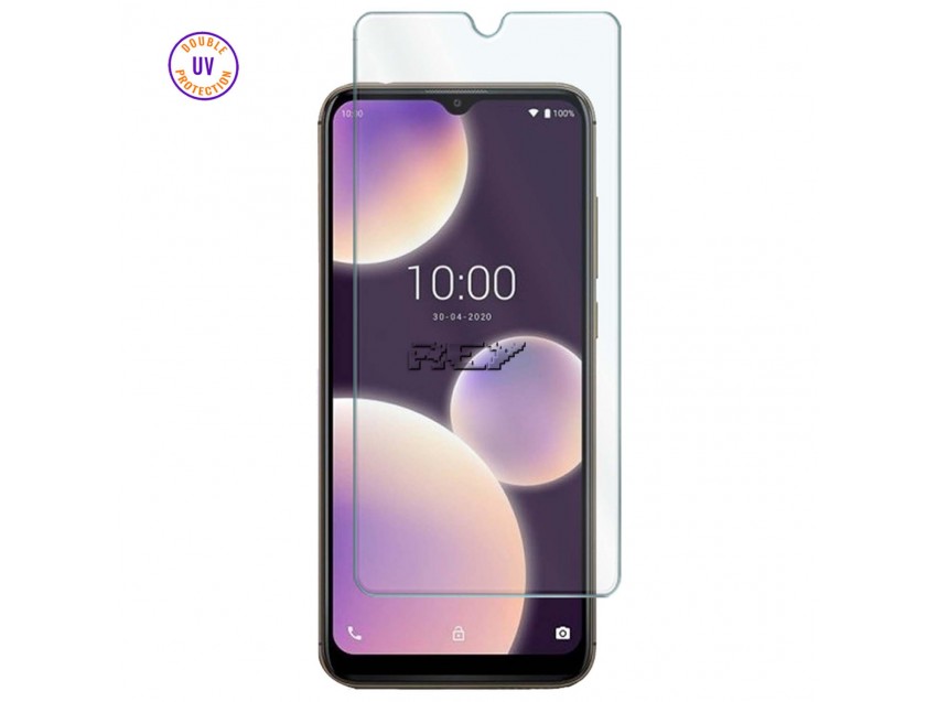 Protector Pantalla WIKO VIEW 4 LITE Cristal Templado, Doble Protección UV