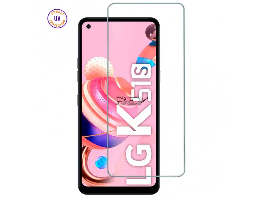 Protector Pantalla LG K51s QUAD CAM Cristal Templado, Doble Protección UV