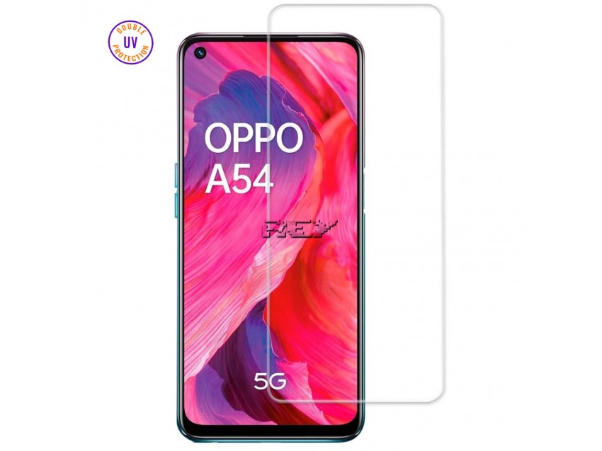 Protector Pantalla OPPO A54 5G Cristal Templado, Doble Protección UV