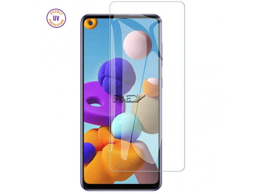 Protector Pantalla SAMSUNG GALAXY A21 Cristal Templado 9H+, Doble Protección UV