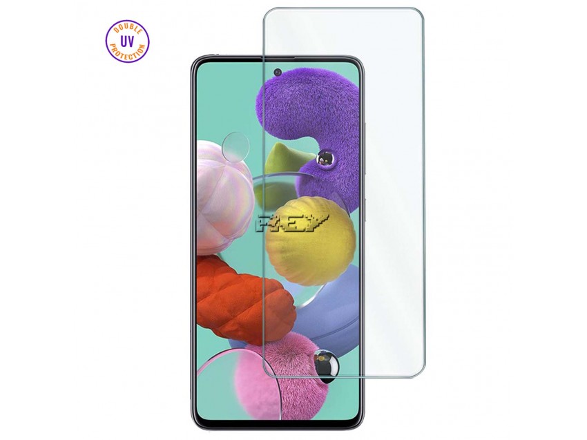 Protector Pantalla SAMSUNG GALAXY A51 5G Cristal Templado, Doble Protección UV