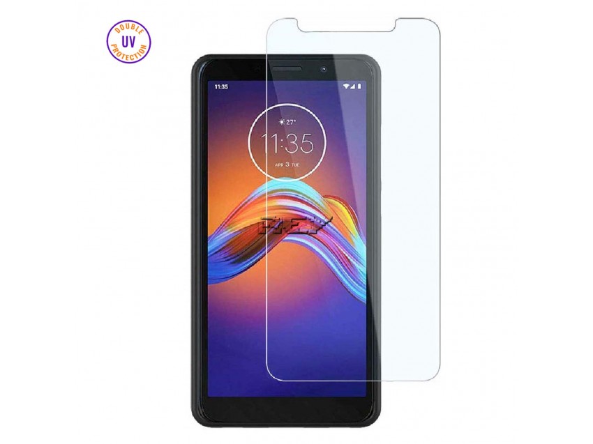 Protector Pantalla MOTOROLA MOTO E6 PLAY Cristal Templado, Doble Protección UV