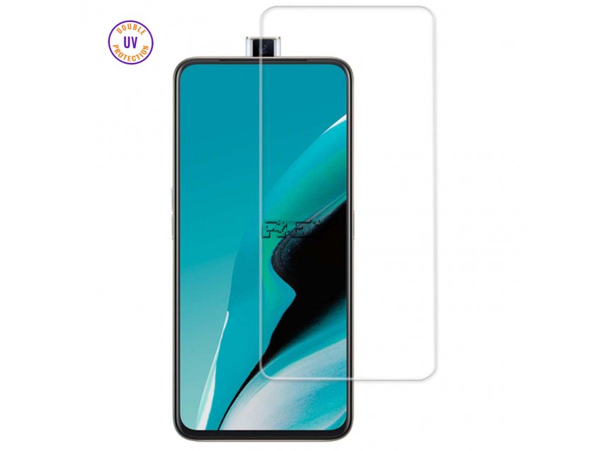 Protector Pantalla OPPO RENO 2 Cristal Templado, Doble Protección UV