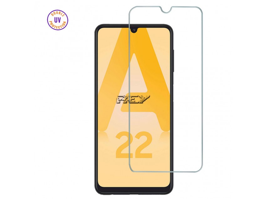 Protector Pantalla SAMSUNG GALAXY A22 4G Cristal Templado 9H+, Doble Protección UV