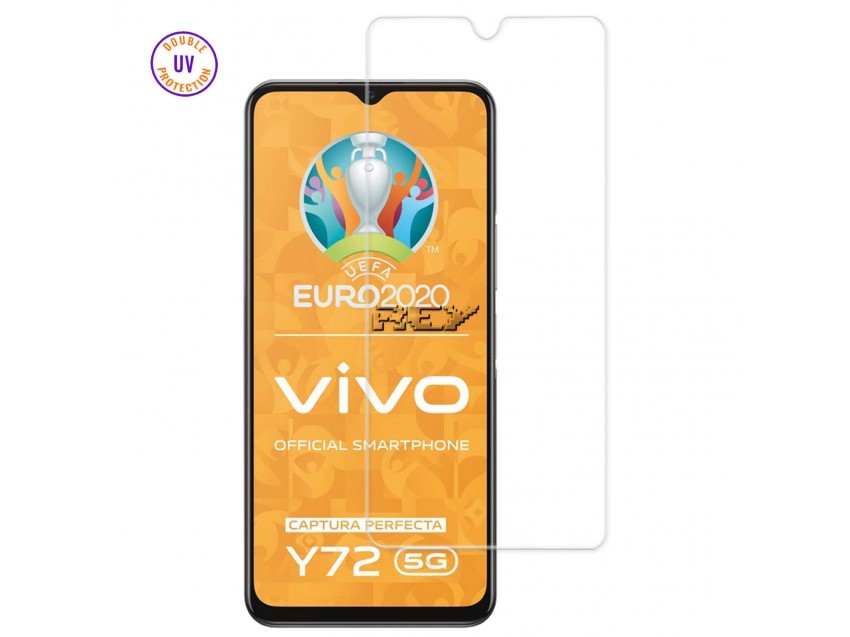 Protector Pantalla VIVO Y52 5G Cristal Templado, Doble Protección UV
