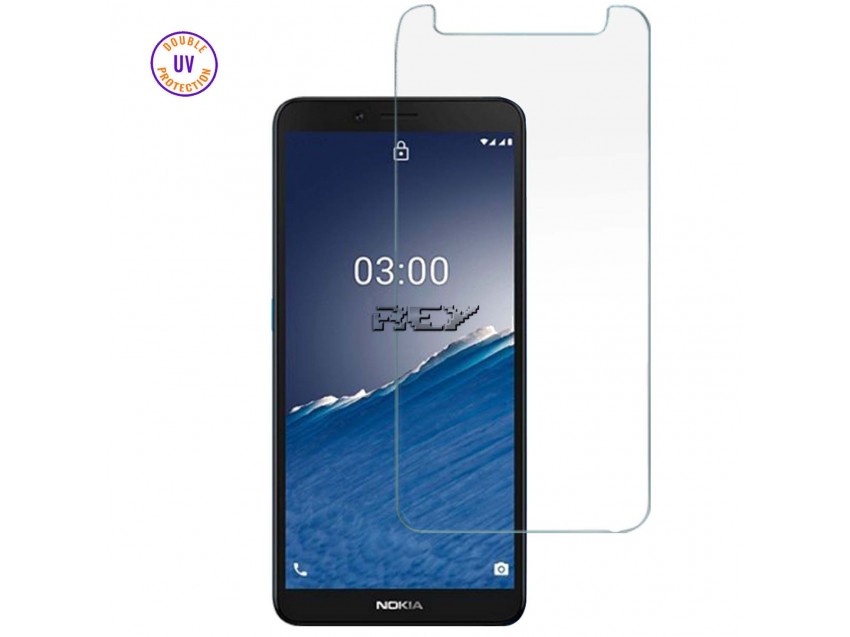 Protector Pantalla NOKIA C3 Cristal Templado, Doble Protección UV