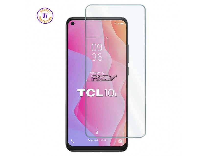 Protector Pantalla TCL 10L Cristal Templado, Doble Protección UV