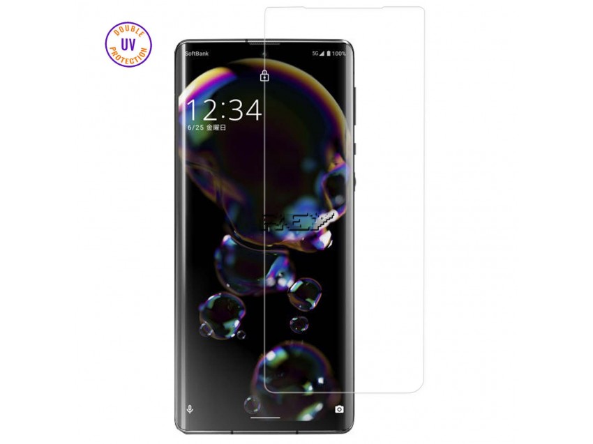 Protector Pantalla SHARP AQUOS R6 Cristal Templado, Doble Protección UV