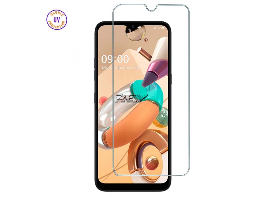 Protector Pantalla LG K41 2021 Cristal Templado, Doble Protección UV