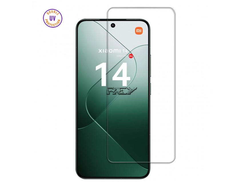 Protector Pantalla XIAOMI 14 5G Cristal Templado, Doble Protección UV