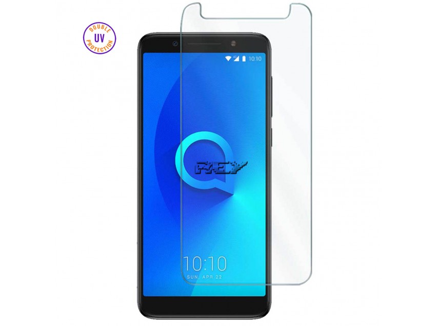 Protector Pantalla ALCATEL 3X Cristal Templado, Doble Protección UV