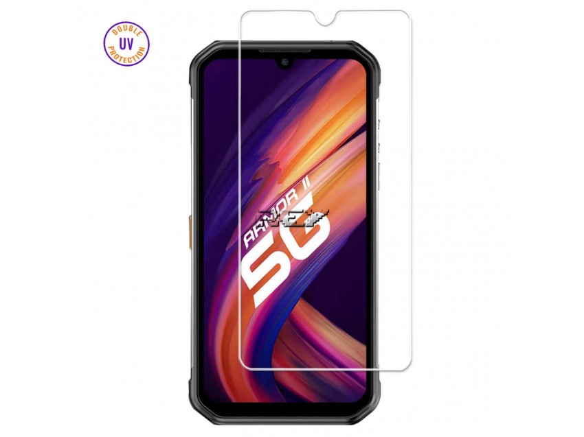Protector Pantalla ULEFONE ARMOR 12 5G Cristal Templado, Doble Protección UV