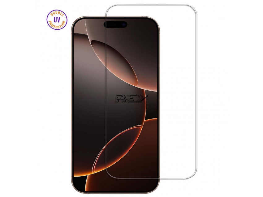 Protector Pantalla IPHONE 16 PRO 6,3" Cristal Templado, Doble Protección UV