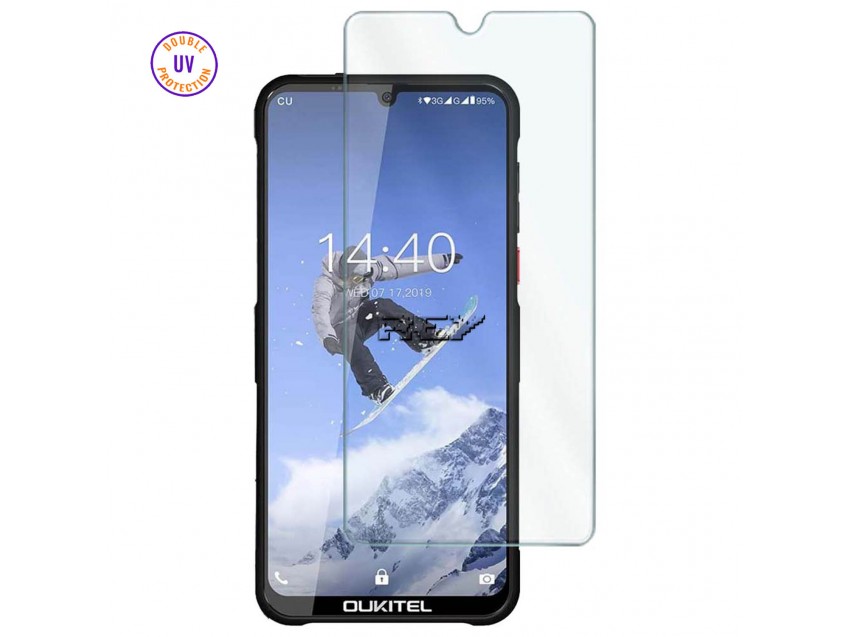 Protector Pantalla OUKITEL Y1000 Cristal Templado, Doble Protección UV