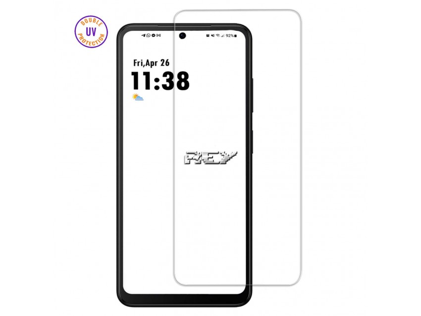 Protector Pantalla HMD FUSION Cristal Templado, Doble Protección UV