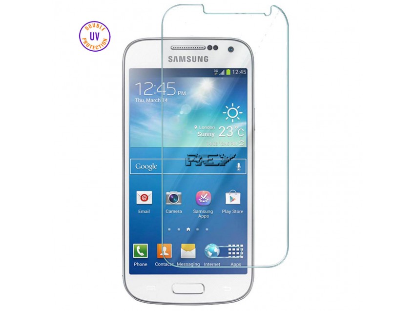 Protector Pantalla SAMSUNG GALAXY S4 MINI Cristal Templado, Doble Protección UV