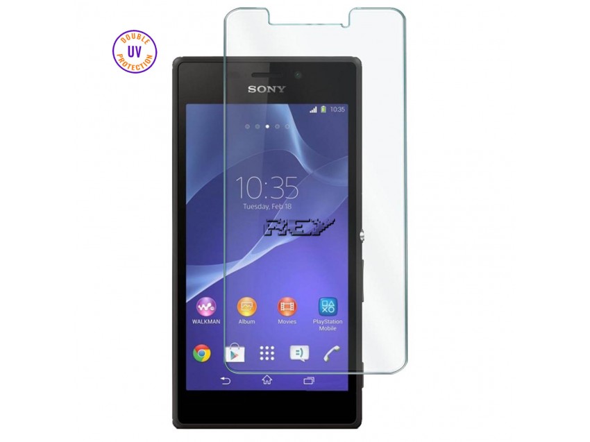 Protector Pantalla SONY XPERIA M2 Cristal Templado, Doble Protección UV