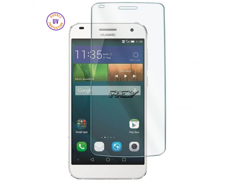 Protector Pantalla HUAWEI ASCEND G7 Cristal Templado, Doble Protección UV