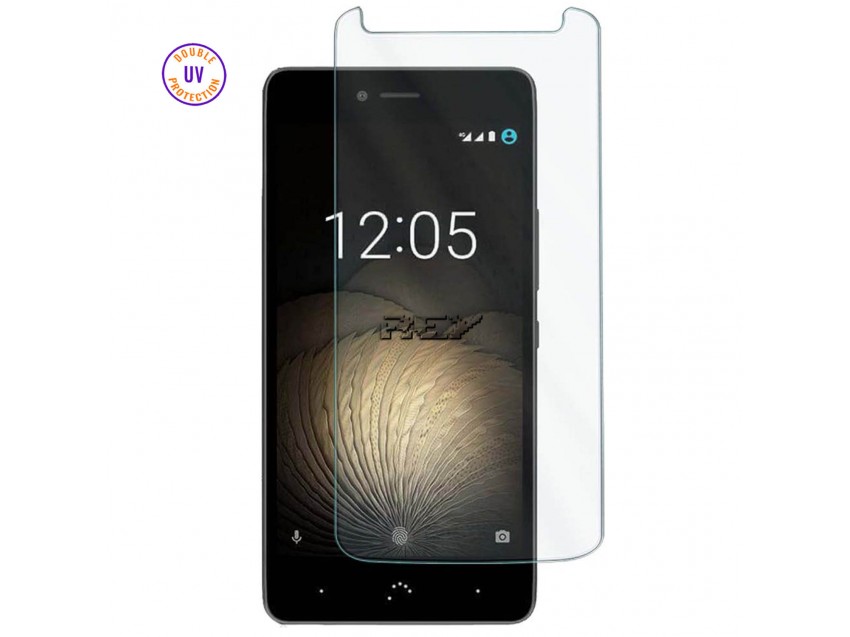 Protector Pantalla BQ AQUARIS Vs PLUS Cristal Templado, Doble Protección UV