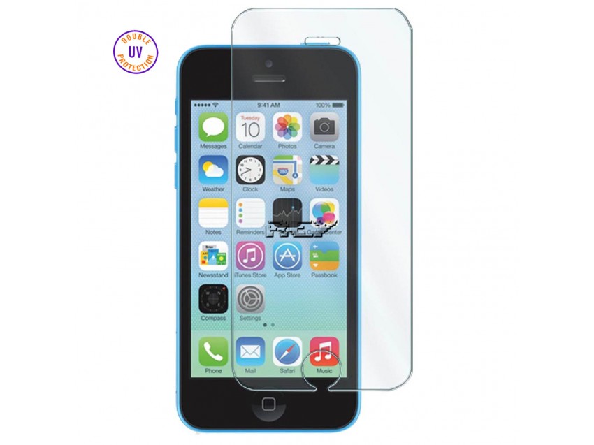 Protector Pantalla IPHONE 5S Cristal Templado, Doble Protección UV